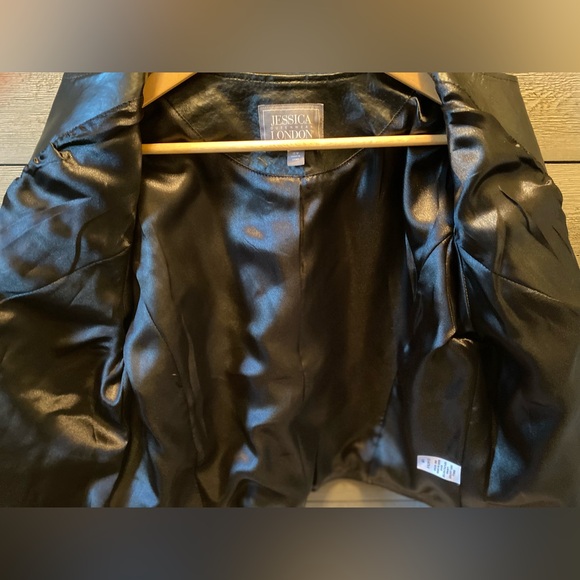 NWT Jessica London Leather Jacket - Picture 4 of 5